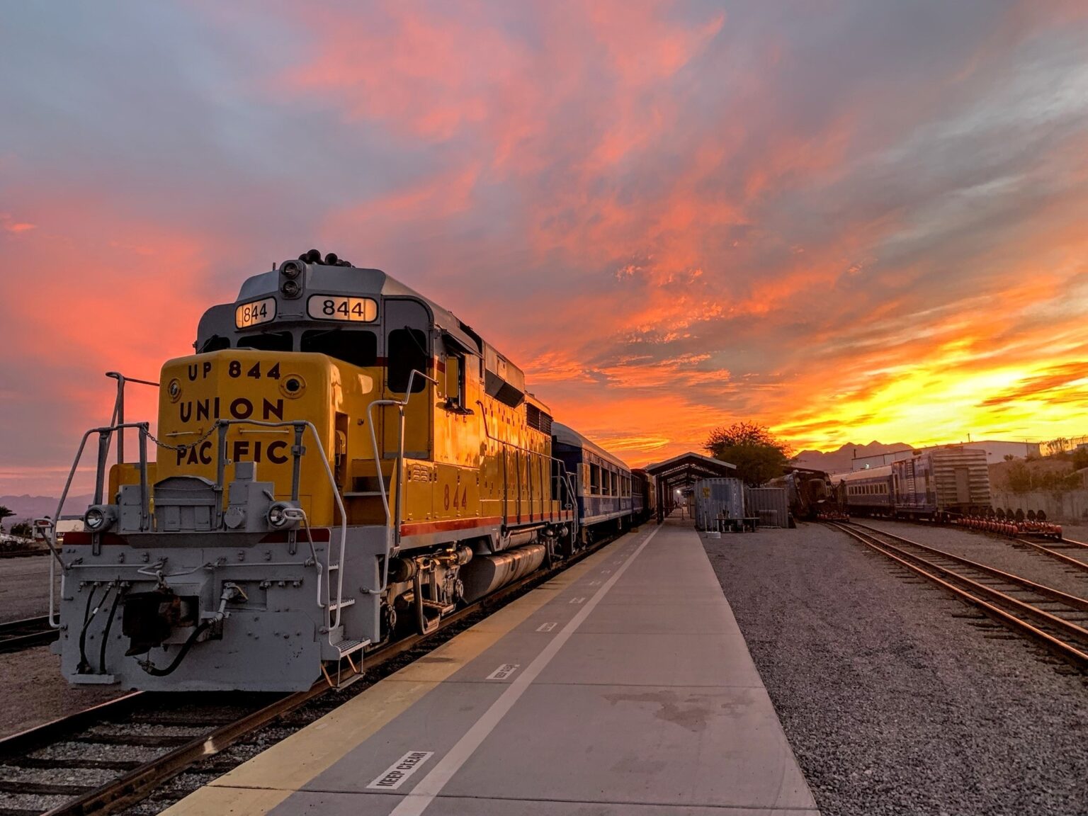 Train at the station